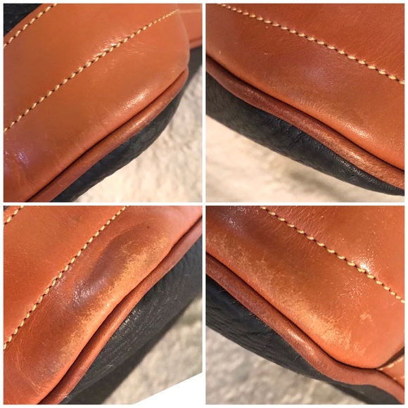 ❌👑✅PRICE FIRM✅Vintage Genuine Leather Dooney & Bourke Bucket Drawstring Bag - Picture 8 of 11